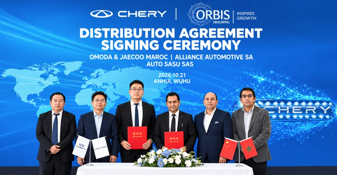 OMODA & JAECOO accélèrent leur développement au Maroc avec Alliance Chinese Distribution à Rabat