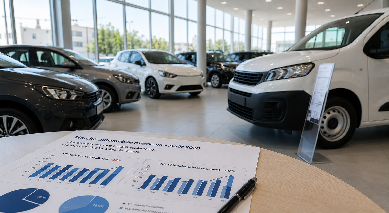Marché automobile 2026 : coup de frein en août